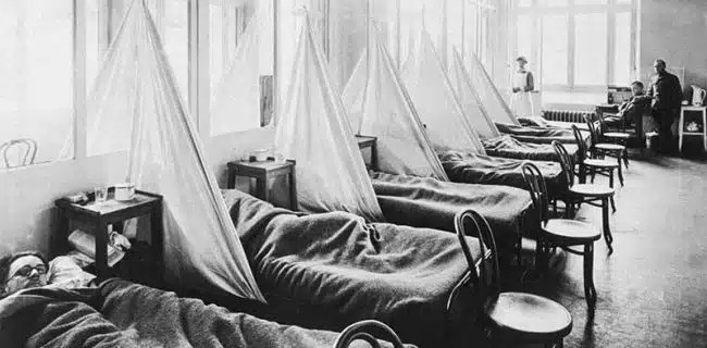 بقایای قربانیان آنفلوانزای ۱۹۱۸